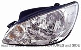 Hyundai Getz Ön Far Elektrikli Motorlu Soketlı Sağ 2006-2011 (Oem No:  921021C510)