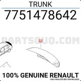 Renault Symbol Arka Bagaj Kapağı 2009-  (Oem No:  7751478642)