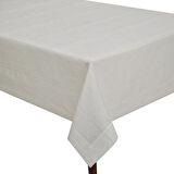 Linens Basic 160x220 cm Masa Örtüsü Krem