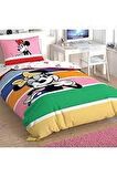 resm Taç Lisanslı Disney Minnie Mouse Rainbow Pamuk Tek Kişilik Nevresim Takımı Taç Lisanslı Disney Minnie Mouse Rainbow Pamuk Tek Kişilik Nevresim Takımı