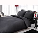 TAC NEV TAK. PREMIUM KING SIZE BASIC CIFT KIS. STRIPE SIYAH 3707