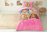 Taç Lisanslı Winx Girls Club Pamuk Tek Kişilik Nevresim Takımı