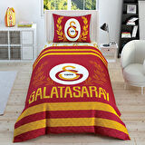 Taç Lisanslı Galatasaray Kırmızı Pamuk Tek Kişilik Complete Set