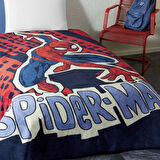Lisanslı Spiderman Block Tek Kişilik Battaniye