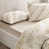 Taç Livia Seç&Ser Çift Kişilik Nevresim Takımı Ekru