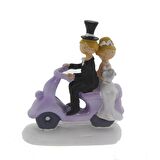 7x9cm Motorda Gelin Damat Biblo