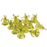 12 Adet 3,5X3,5cm Plastik Çan Ağaç Süsü