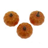 3 Adet 3x5cm Dekoratif Kabak Bal Kabağı Yapay