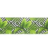 4cm x 5metre Grogren Kurdela Yeşil Yapraklı Mod.6
