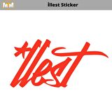 İllest Oto Sticker 15 CM