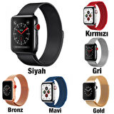 Ally Apple Watch 7-8 45mm 6-5-4 44mm Kayış Kordon Metal Milano Loop 3-2-1 42mm