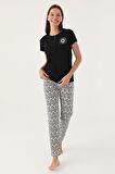 Pierre Cardin 8785 Good Kadın Kısa Kol Pijama Takımı
