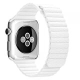 Ally Apple Watch 7-8 45mm 6-5-4 44mm Deri Loop Kayış Kordon 3-2-1 42mm