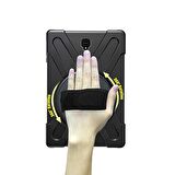 Ally Galaxy Tab S4,10.5,T830,T835,3 Katmanlı Standlı Zırh Kılıf SİYAH