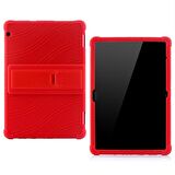 Ally Huawei Mediapad T5,10 Standlı Silikon Kılıf KIRMIZI