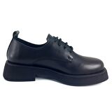ALBİNİ A-10551 KADIN DERİ OXFORD AYAKKABI/SİYAH/39