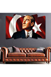 5 Parça Mdf Başöğretmen Atatürk Tablosu