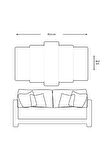 5 Parça Mdf Oval Kesin Mavi Kelebek Tablosu