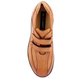 Sail Lakers - Taba Deri Cırtlı Erkek Günlük Comfort Ayakkabı