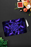 Cam Kesme Tahtası - Cam Kesme Tablası | Cosmos Desen | 30cm x 40cm