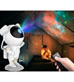 Astronot Yıldız Projektörü Lazer Ortam Gece Lambası Tam Yıldızlı Gökyüzü 