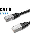 IRENIS 1 Metre CAT6 S/FTP Kablo, Siyah