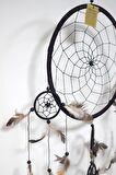 Rüya Kapanı, 27 cm, Siyah, Düş Kapanı, Dream Catcher