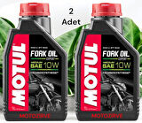 Motul Fork Oil Expert Medium 10W Amortisör Yağı 1 Litre (2 Adet)