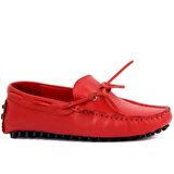 Sail Lakers - Hakiki Deri Kırmızı Erkek Loafer