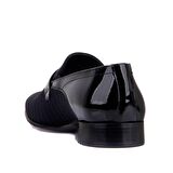 Fosco - Siyah Rugan Erkek Klasik Ayakkabı