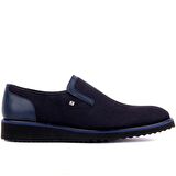 Fosco - Lacivdert Deri Erkek Günlük Ayakkabı