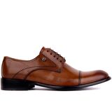 Fosco - Taba Deri Neolit Erkek Klasik Ayakkabı