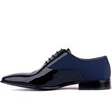 Fosco - Lacivert Rugan Erkek Klasik Ayakkabı