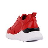 Sail Lakers - Kırmızı Deri Erkek Sneaker