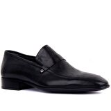 Fosco - Siyah Deri Erkek Klasik Ayakkabı