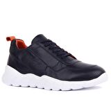 Sail Lakers - Lacivert Deri Erkek Sneaker