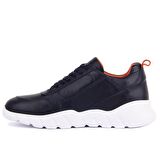 Sail Lakers - Lacivert Deri Erkek Sneaker