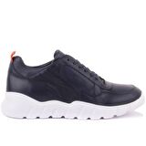 Sail Lakers - Lacivert Deri Erkek Sneaker