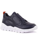 Sail Lakers - Lacivert Deri Erkek Sneaker