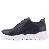 Sail Lakers - Lacivert Deri Erkek Sneaker