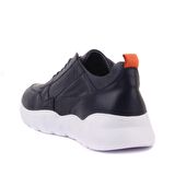 Sail Lakers - Lacivert Deri Erkek Sneaker