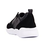 Sail Lakers - Siyah Süet Deri Erkek Sneaker 