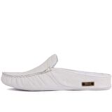 Sail Lakers - Beyaz Deri Erkek Ev Terliği