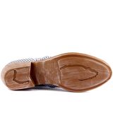 Sail Lakers - Kot Mavisi Simli Deri Fermuarsız Kad