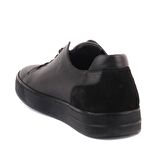 Sail Lakers - Siyah Deri Erkek Sneaker