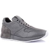 Sail Lakers - Gri Süet, Deri Erkek Sneaker