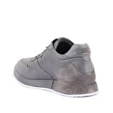 Sail Lakers - Gri Süet, Deri Erkek Sneaker