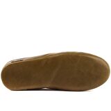 Sail Lakers - Zeytin Yeşili Deri Erkek Ev Terliği