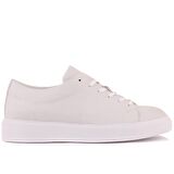 Sail Lakers - Beyaz Deri Bağcıklı Erkek Sneaker