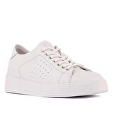 Sail Lakers - Beyaz Deri Bağcıklı Erkek Sneaker